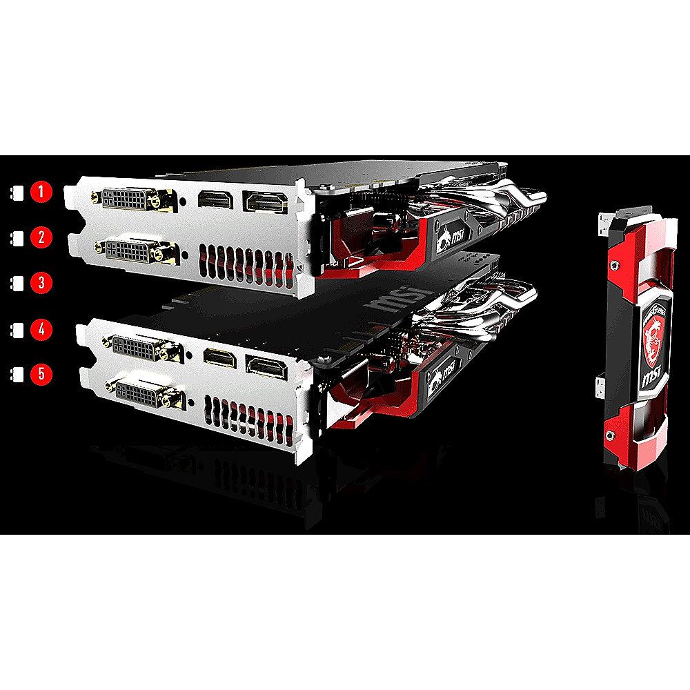 MSI Gaming SLI-Bridge (2-way), 60mm