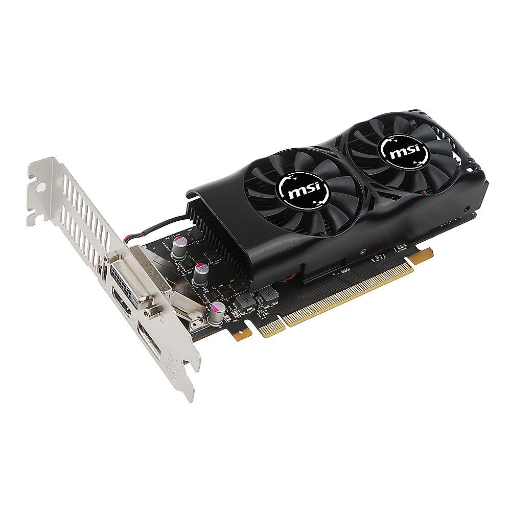 MSI GeForce GTX 1050Ti 4GT LP 4GB GDDR5 DVI/HDMI/DP Low Profile Grafikkarte