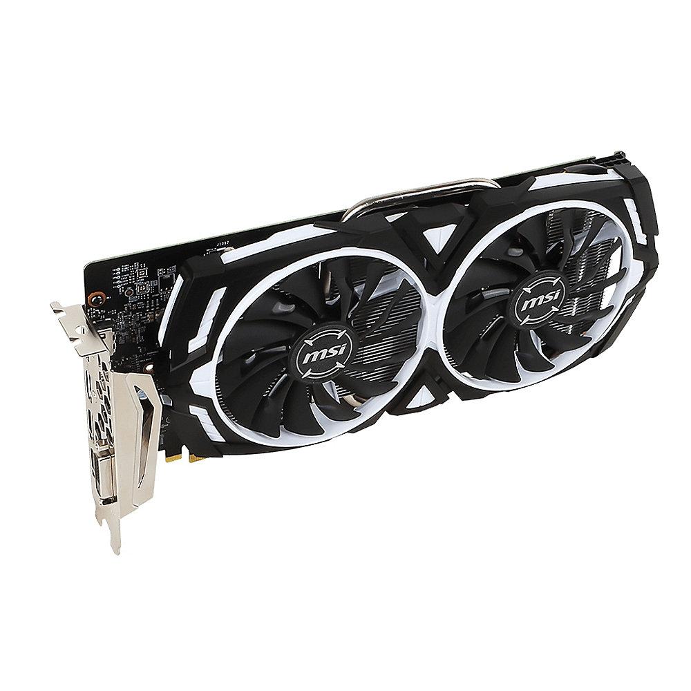 MSI GeForce GTX 1060 Armor 6G OC V1 6GB GDDR5 Grafikkarte DVI/HDMI/3xDP