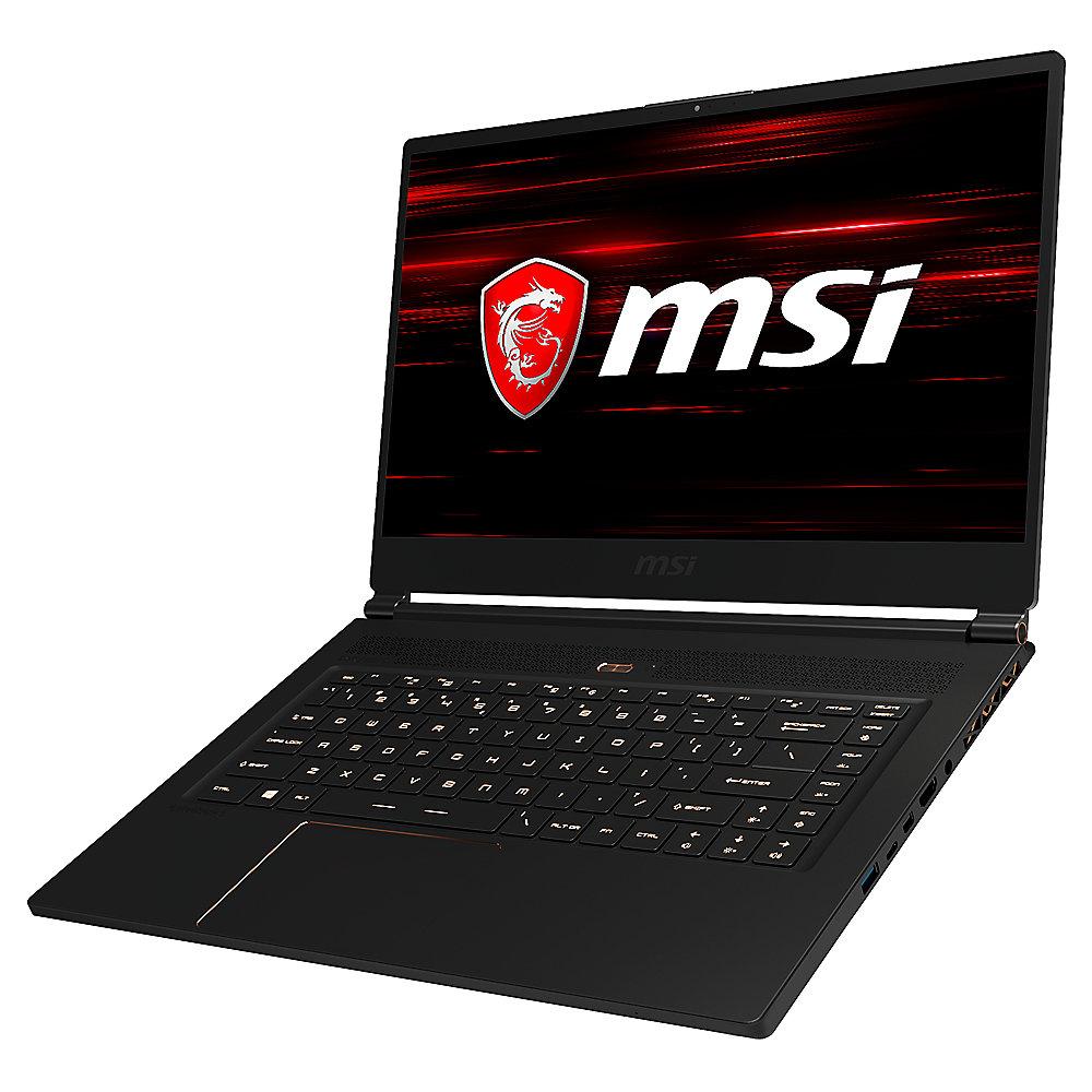 MSI GS65 8RF-078 Stealth 15,6"FHD i7-8750H 16GB/512GB GTX1070 Max-Q DOS Bundle