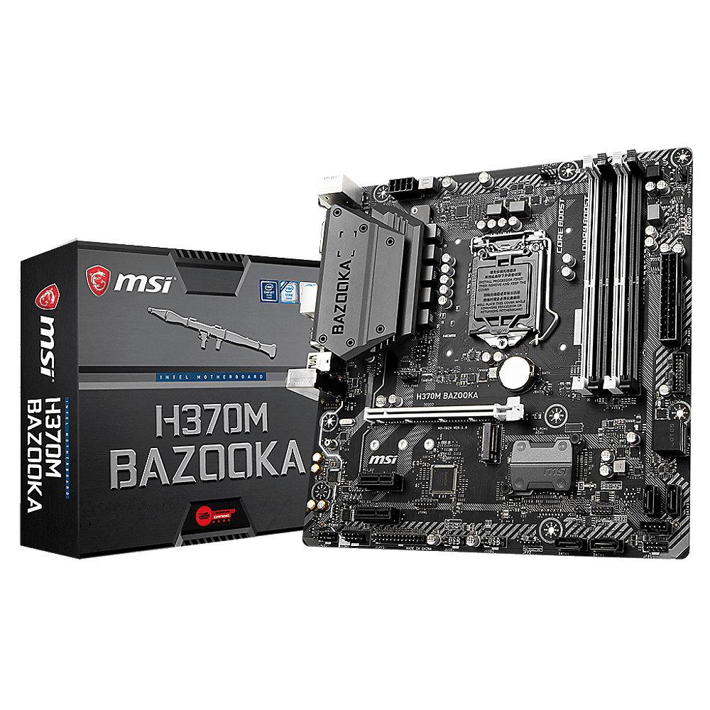 MSI H370M Bazooka mATX Mainboard Sockel 1151 (Coffee Lake)