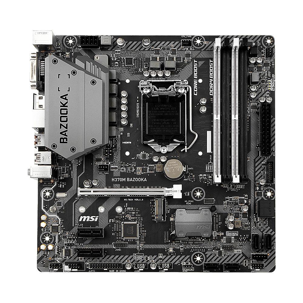 MSI H370M Bazooka mATX Mainboard Sockel 1151 (Coffee Lake)