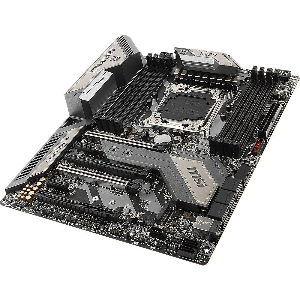 MSI X299 Tomahawk ATX Mainboard Sockel 2066 USB3.1(Typ C, Gen2)/M.2