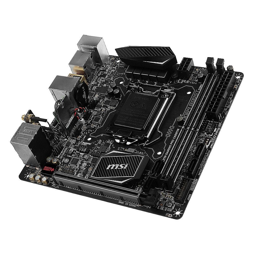 MSI Z270i Gaming Pro Carbon AC Mini-ITX Mainboard Sockel 1151 (Kabylake)