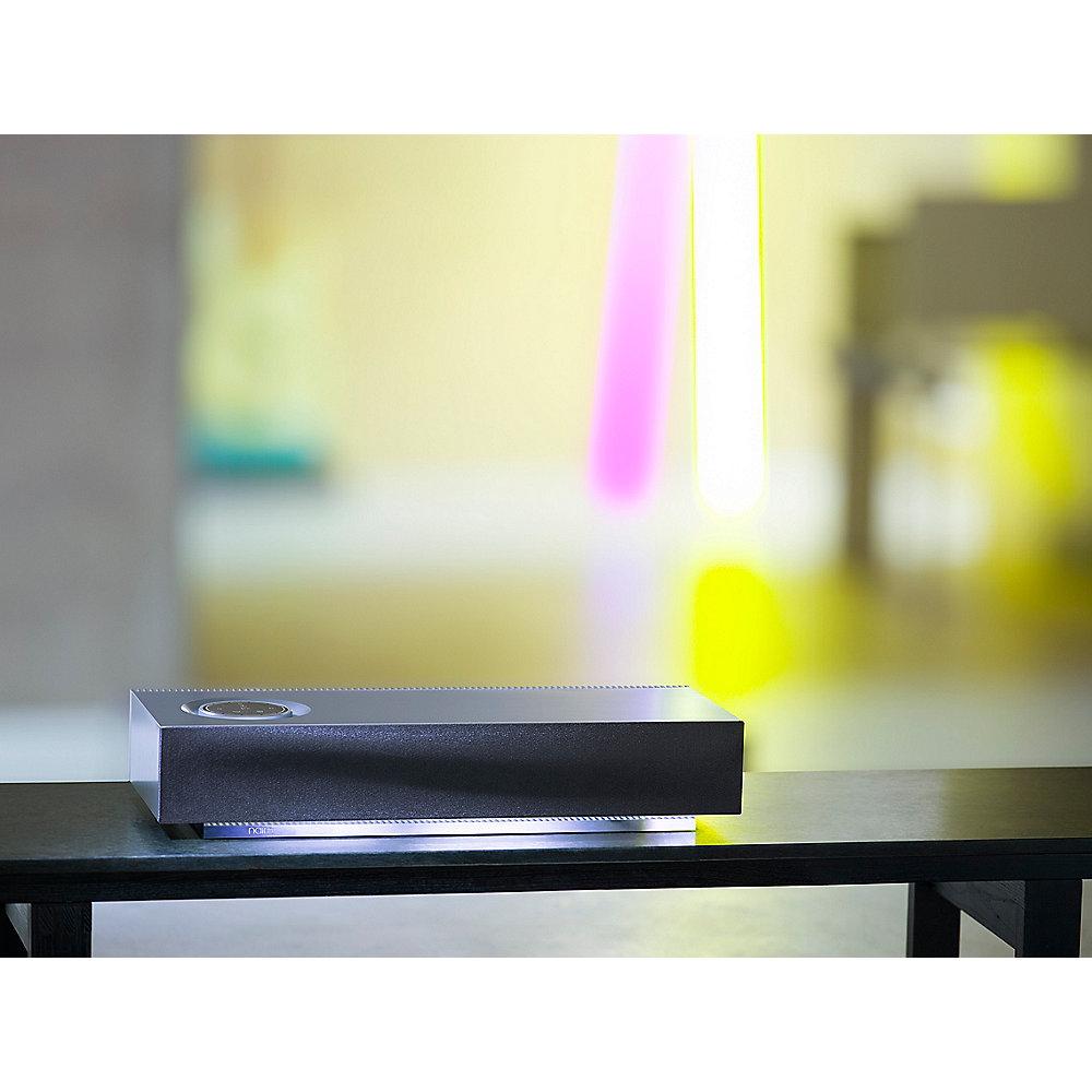 Naim Mu-so Wireless-Musiksystem Multiroom Bluetooth apt-X Airplay silber