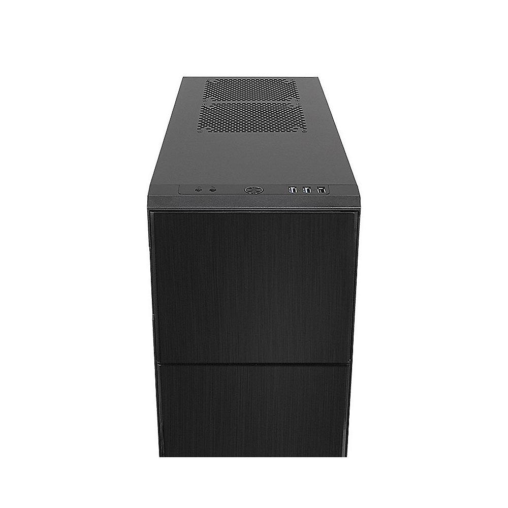 Nanoxia Deep Silence 3 Midi Tower ATX Gehäuse schallgedämmt schwarz o.NT