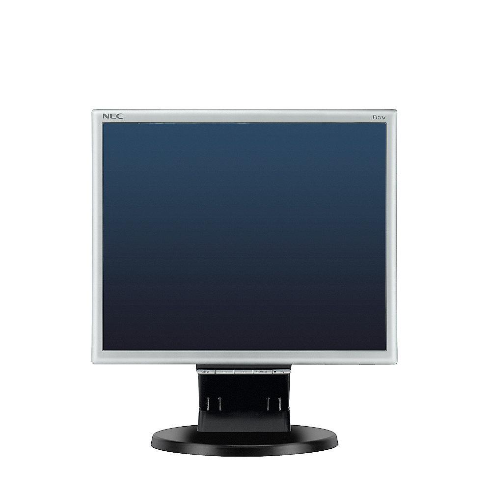 NEC E171M 17"(43.2cm) SXGA Office Monitor DVI/VGA EPEAT schwarz Lautsprecher