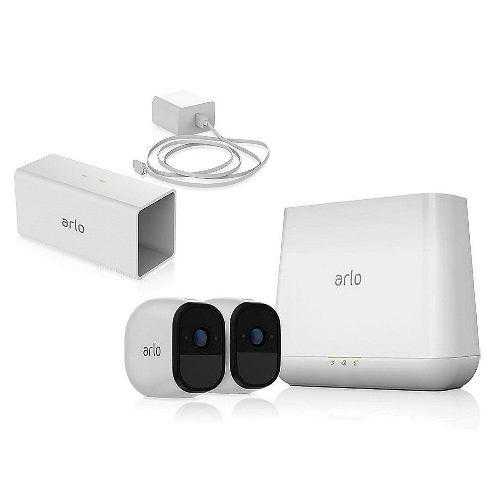 Netgear Arlo Pro VMS4230 Sicherheitssystem   Ladestation für 2x Akku 2440mAh