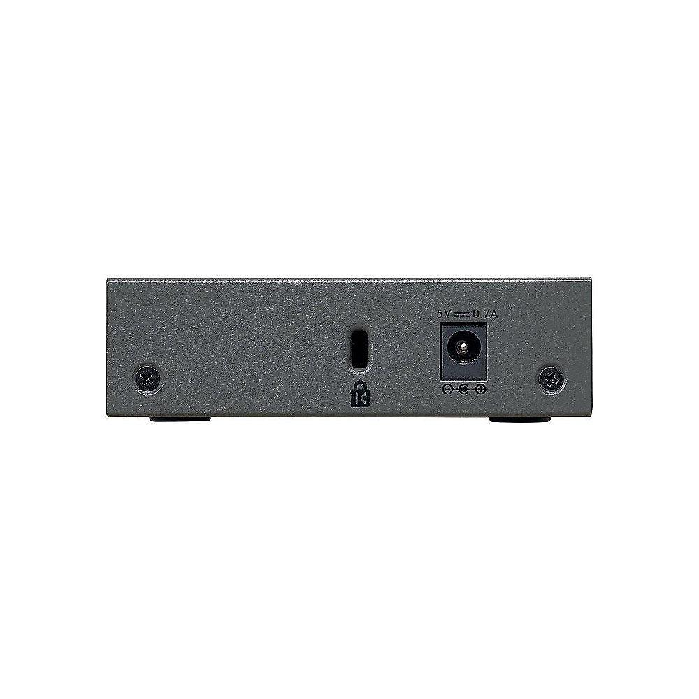 Netgear GS305-100PES 5-Port Gigabit Switch mit Metallgehäuse