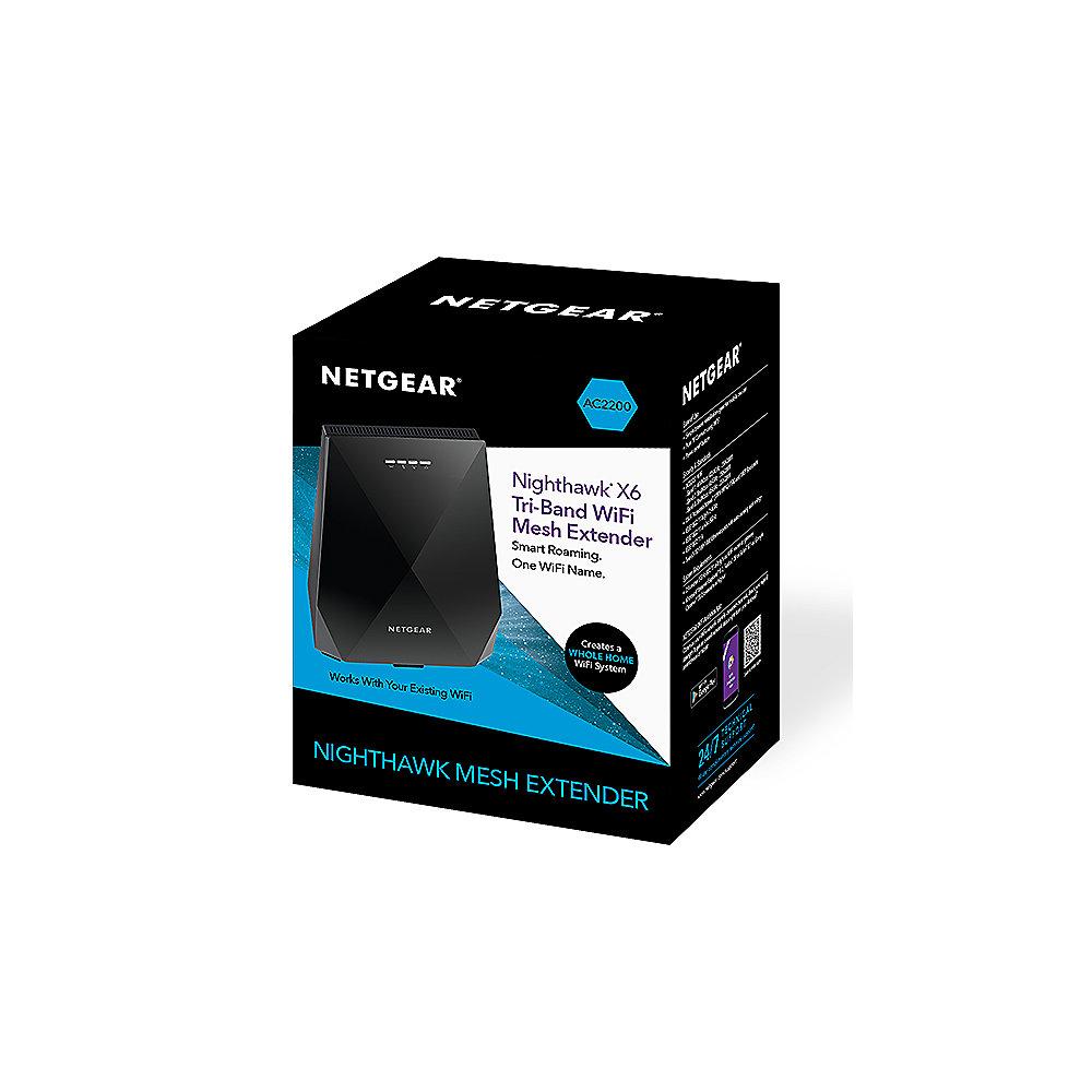 Netgear Nighthawk X6 AC2200 Tri Band WLAN-ac Range Extender, Netgear, Nighthawk, X6, AC2200, Tri, Band, WLAN-ac, Range, Extender