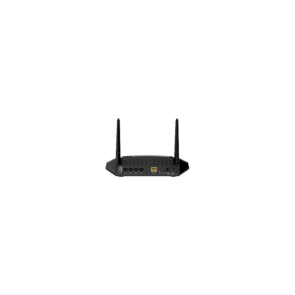 Netgear R6260 AC1600 Smart WLAN Router mit externen Antennen, Netgear, R6260, AC1600, Smart, WLAN, Router, externen, Antennen