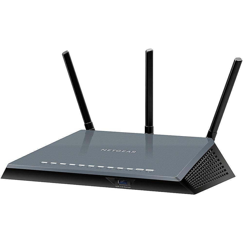 Netgear R6400 AC1750 Dualband Smart WLAN-ac Router schwarz USB3.0