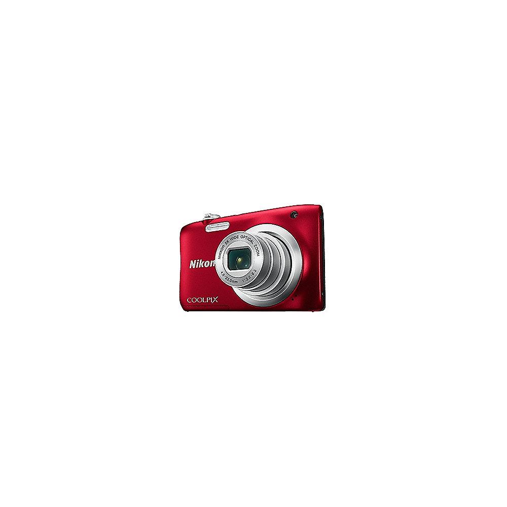 Nikon COOLPIX A100 Digitalkamera rot