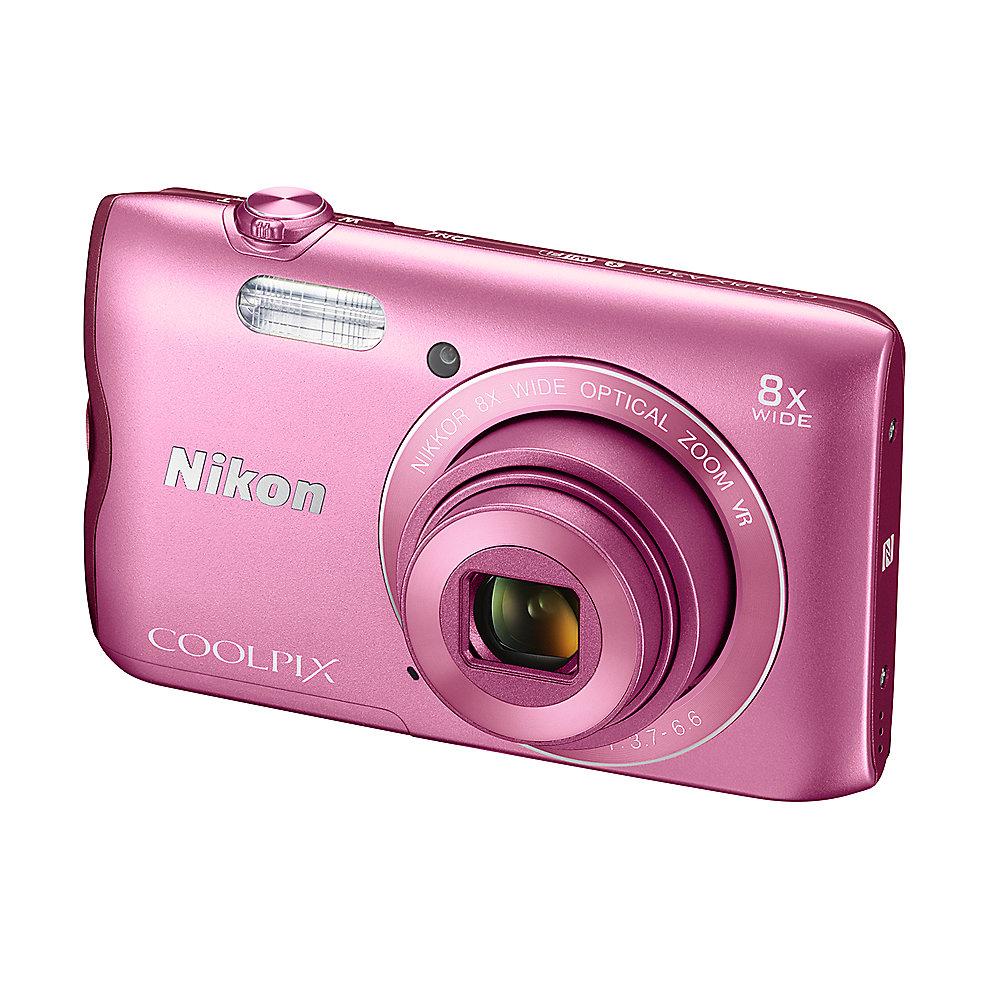 Nikon COOLPIX A300 Digitalkamera pink, Nikon, COOLPIX, A300, Digitalkamera, pink