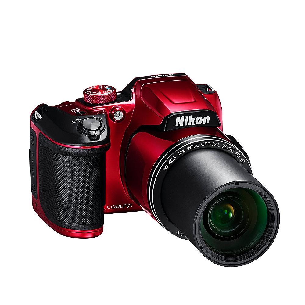 Nikon COOLPIX B500 Bridgekamera rot, Nikon, COOLPIX, B500, Bridgekamera, rot