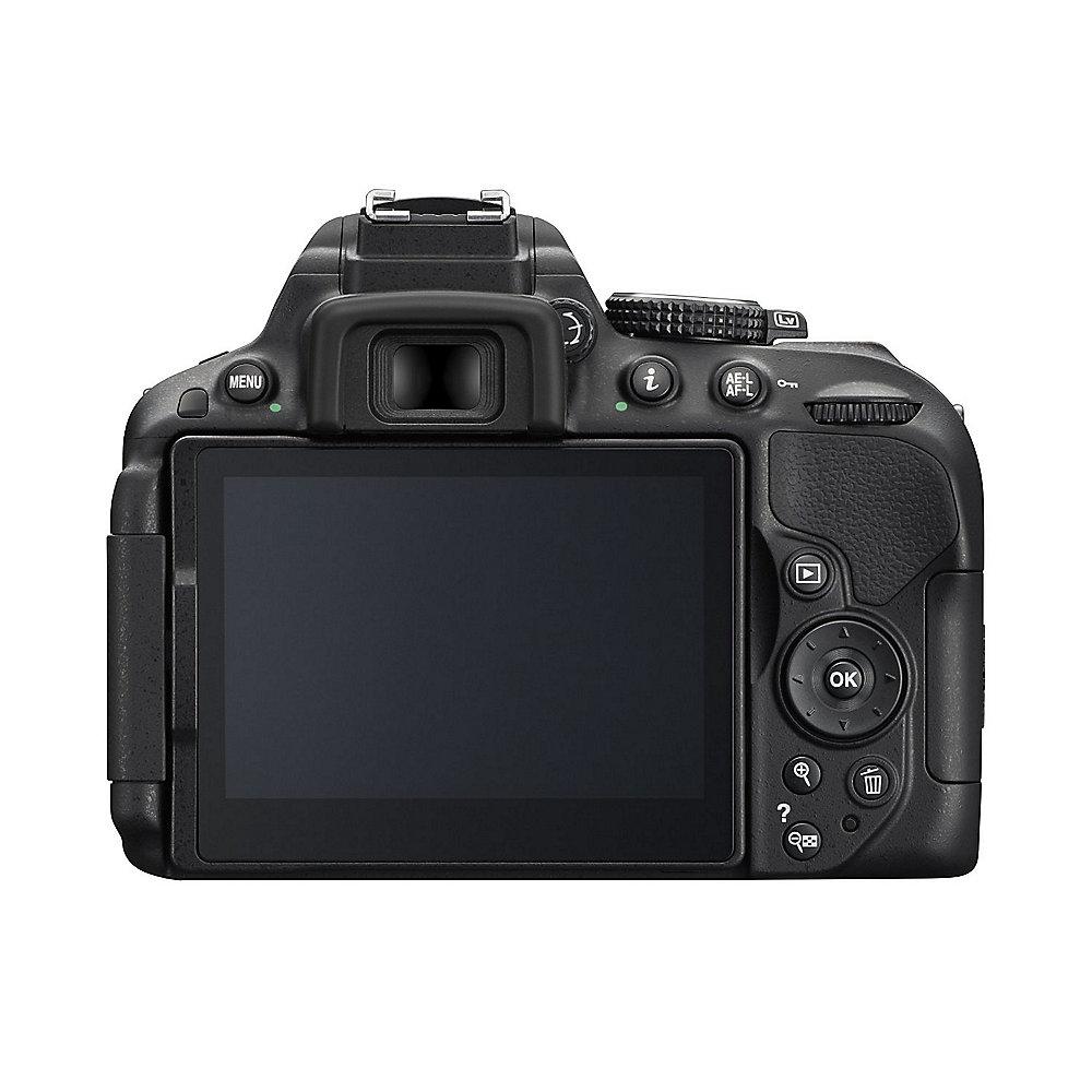 Nikon D5300 Kit AF-P DX 18-55mm VR Spiegelreflexkamera schwarz