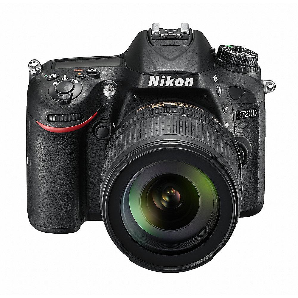 Nikon D7200 Kit AF-S 18-105mm 1:3,5-5,6 G ED VR Spiegelreflexkamera