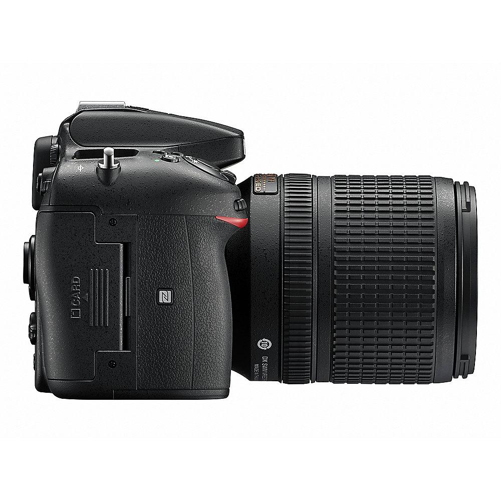 Nikon D7200 Kit AF-S 18-140mm 1:3,5-5,6 G ED VR Spiegelreflexkamera