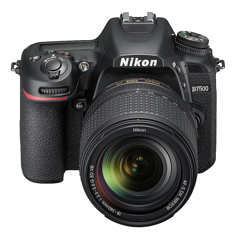 Nikon D7500 Kit AF-S DX 18-140mm f/3.5-5.6 VR Spiegelreflexkamera