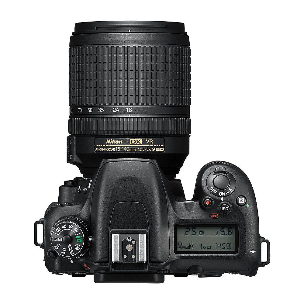 Nikon D7500 Kit AF-S DX 18-140mm f/3.5-5.6 VR Spiegelreflexkamera