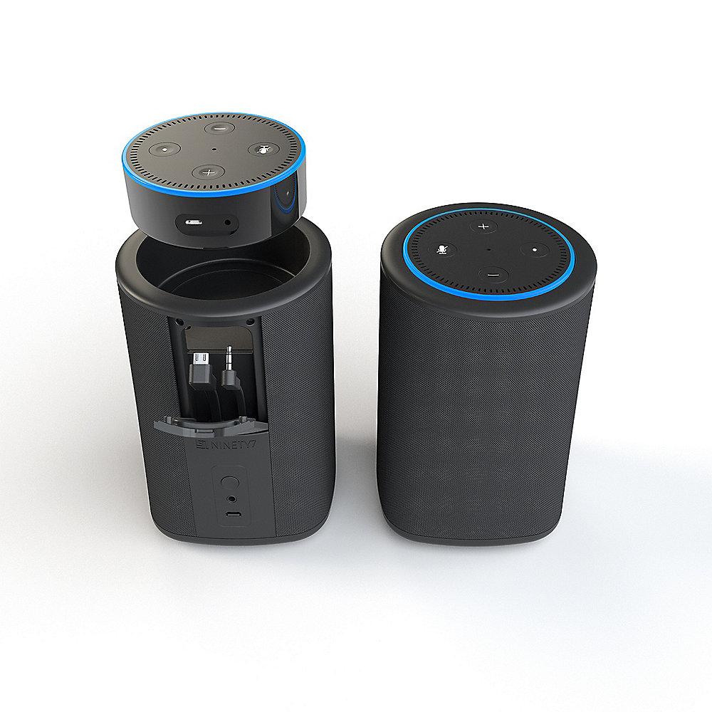 Ninety7 VAUX Tragbarer Lautsprecher für den Amazon Echo Dot - schwarz, Ninety7, VAUX, Tragbarer, Lautsprecher, den, Amazon, Echo, Dot, schwarz