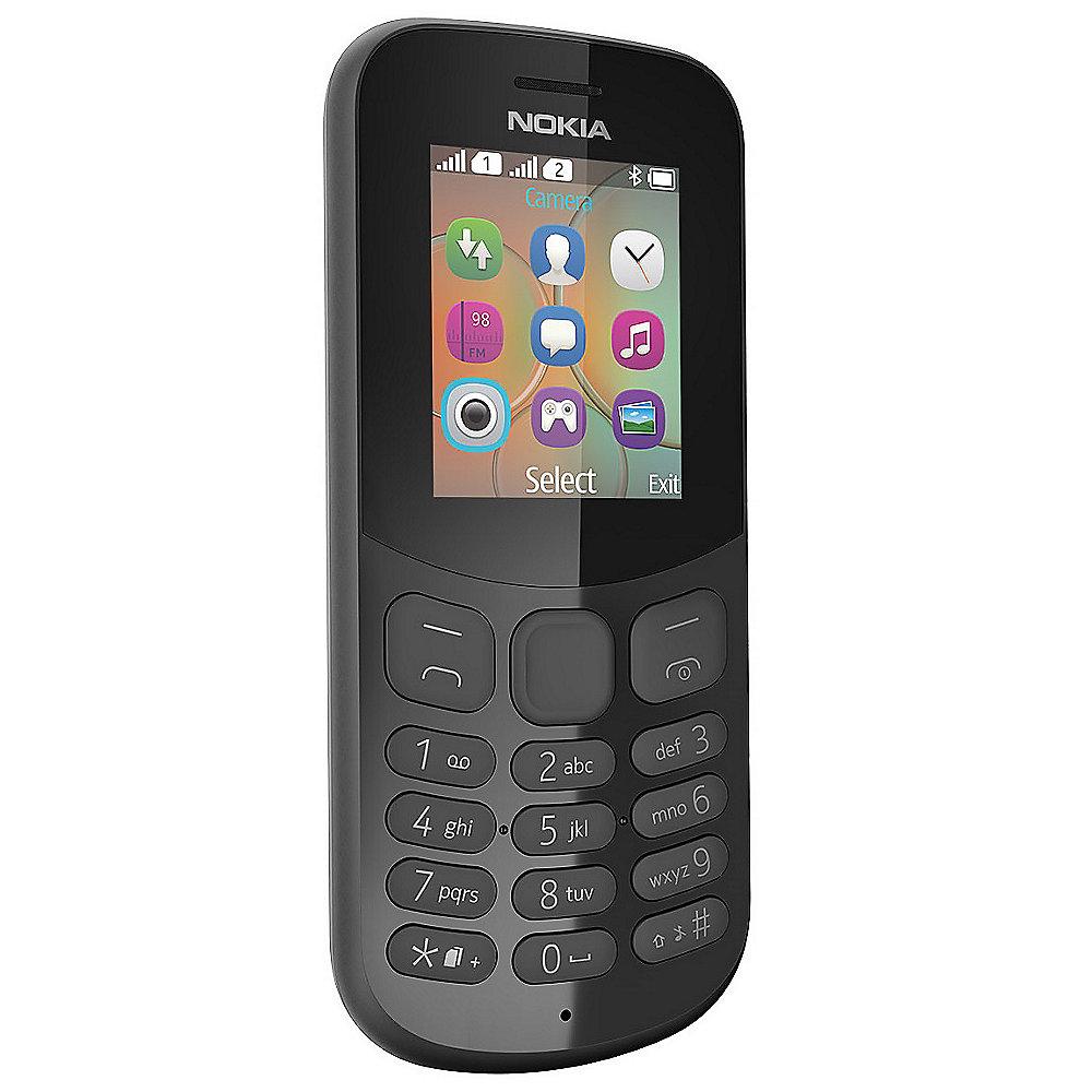 Nokia 130 (2017) Dual-SIM black, Nokia, 130, 2017, Dual-SIM, black