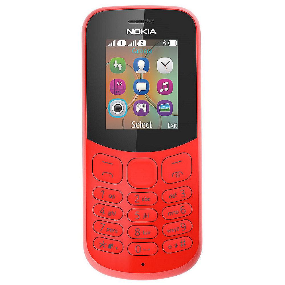 Nokia 130 (2017) Dual-SIM red, Nokia, 130, 2017, Dual-SIM, red