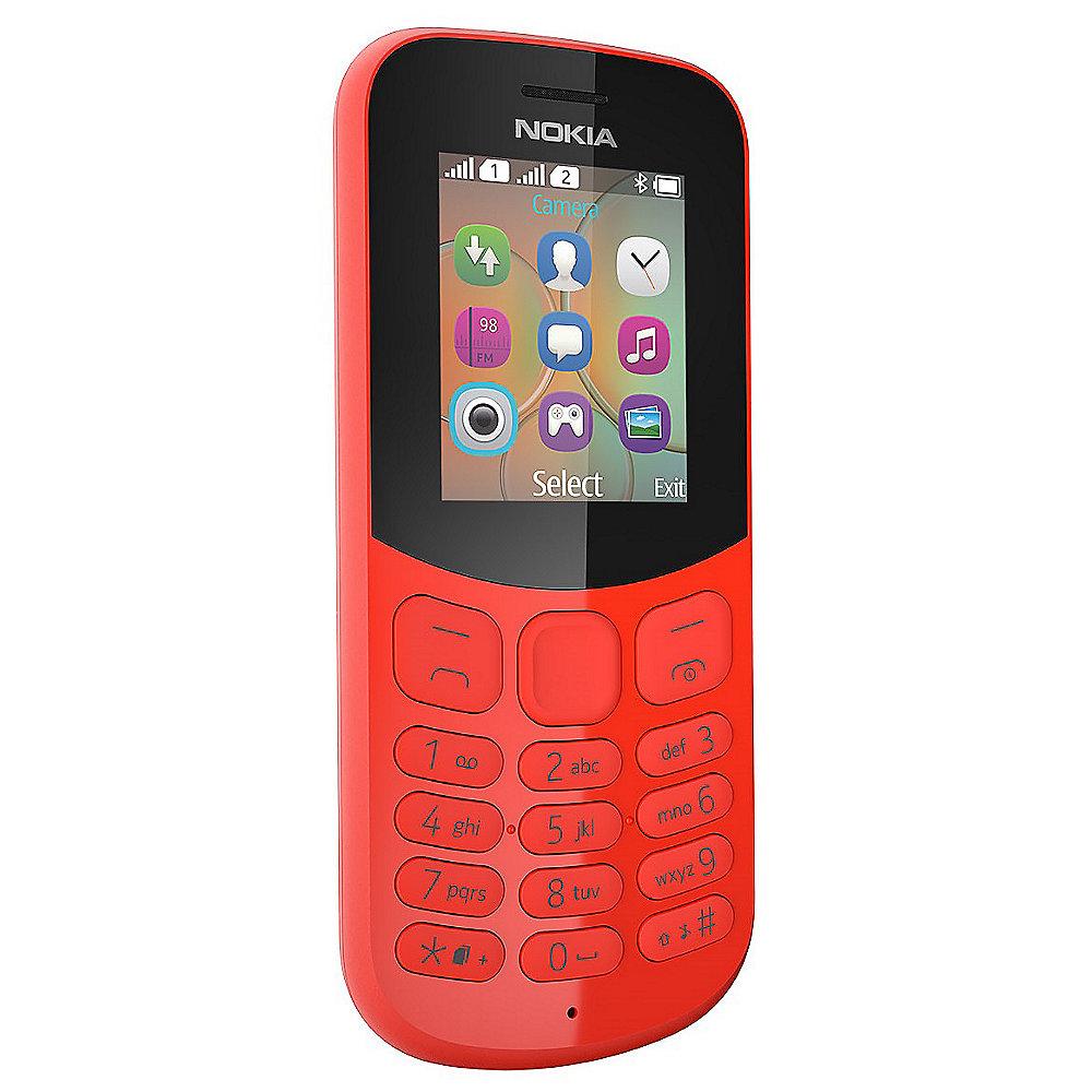 Nokia 130 (2017) Dual-SIM red, Nokia, 130, 2017, Dual-SIM, red