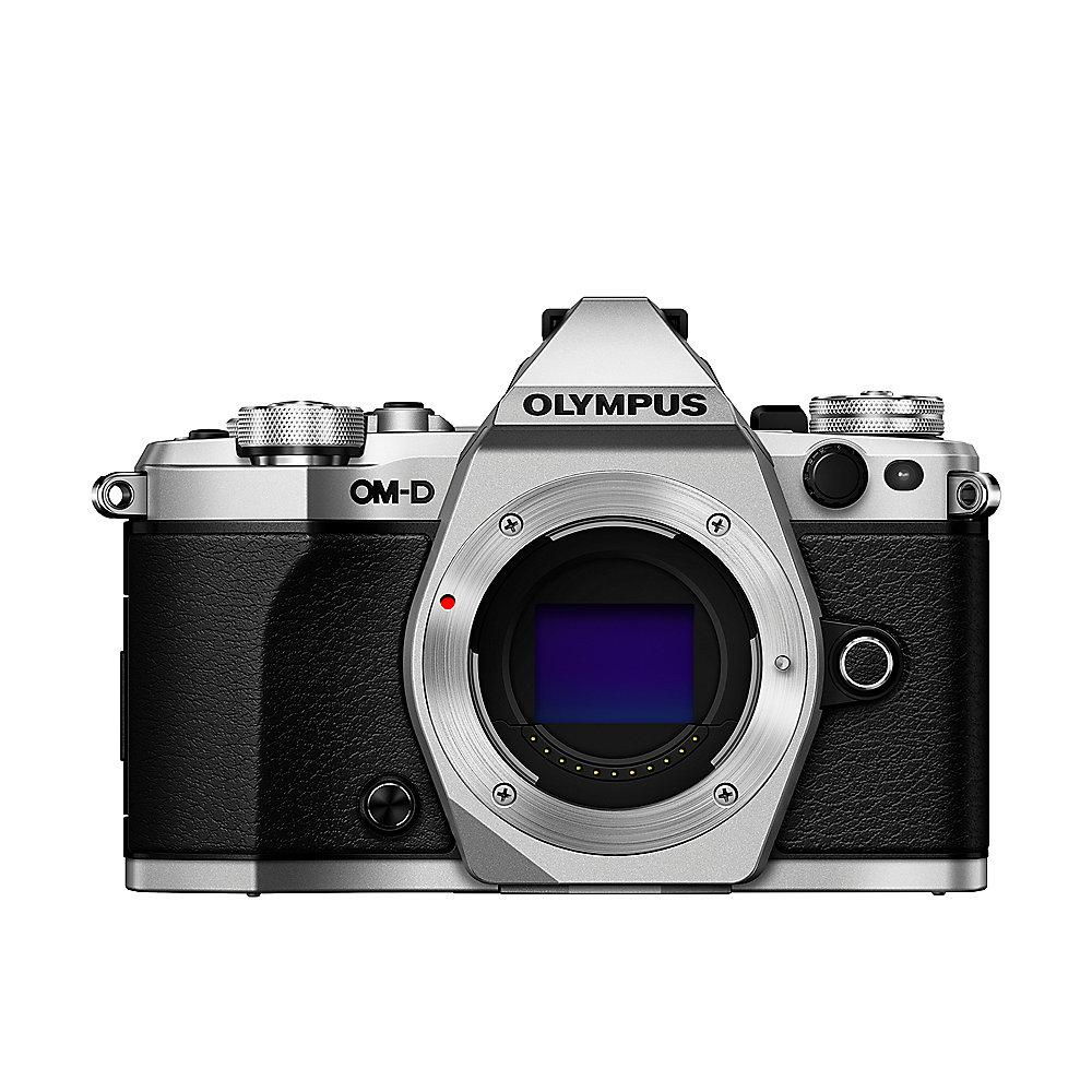Olympus OM-D E-M5 Mark II Kit 14-150 mm II Systemkamera silber, Olympus, OM-D, E-M5, Mark, II, Kit, 14-150, mm, II, Systemkamera, silber