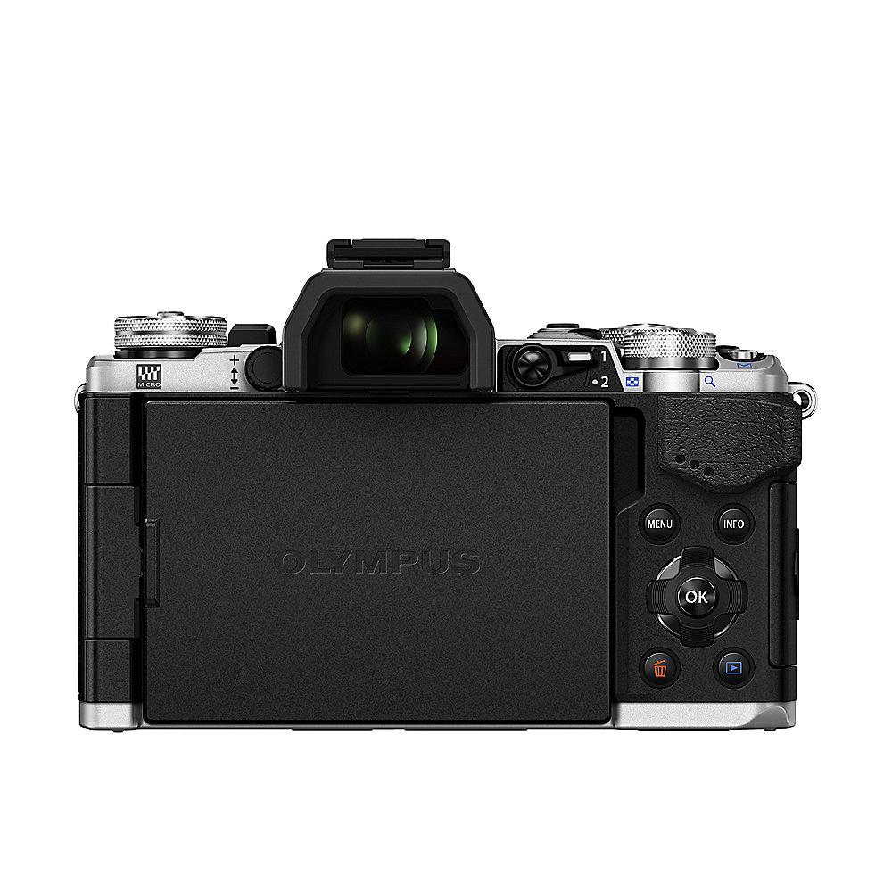 Olympus OM-D E-M5 Mark II Kit 14-150 mm II Systemkamera silber, Olympus, OM-D, E-M5, Mark, II, Kit, 14-150, mm, II, Systemkamera, silber