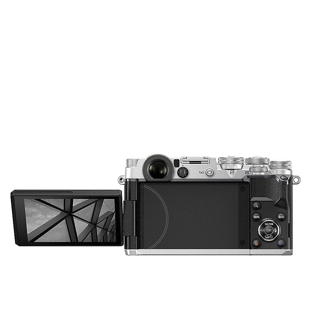 Olympus PEN-F Kit 14-42mm EZ Pancake Systemkamera silber