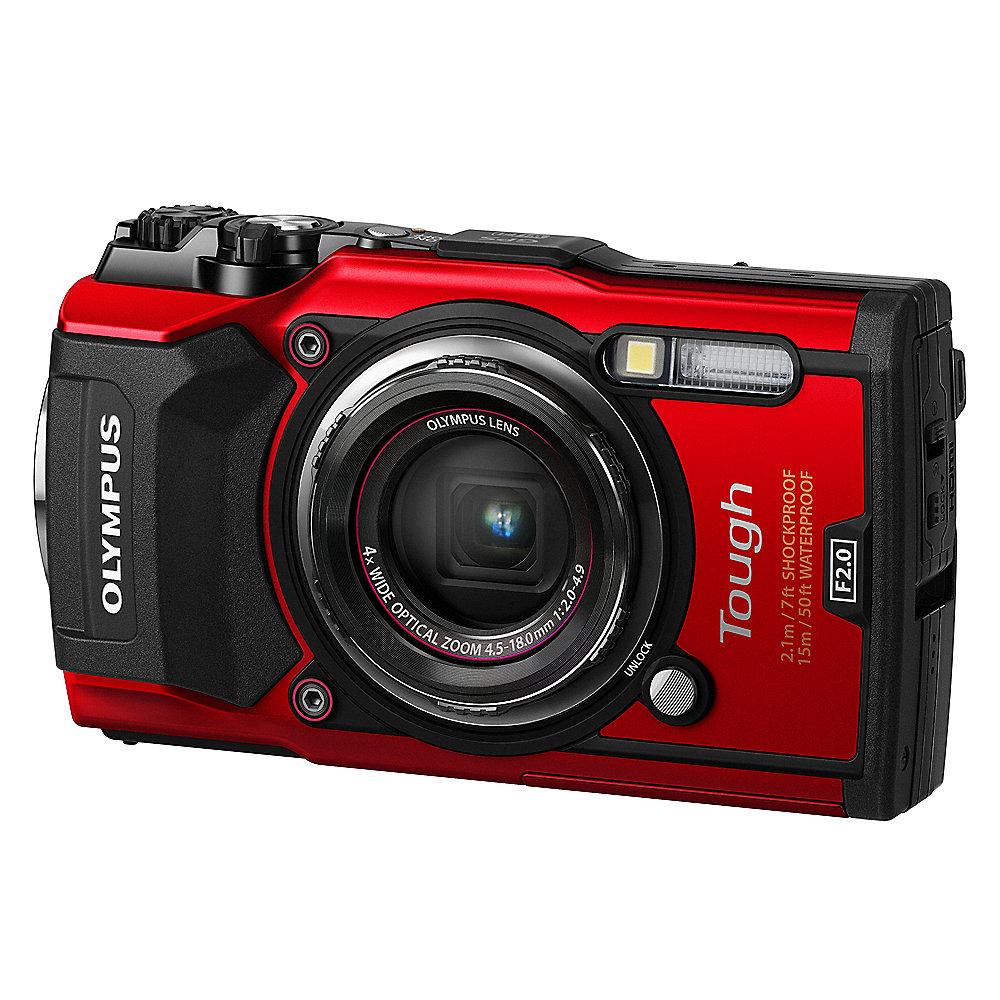 Olympus TOUGH TG-5 Unterwasserkamera rot, Olympus, TOUGH, TG-5, Unterwasserkamera, rot