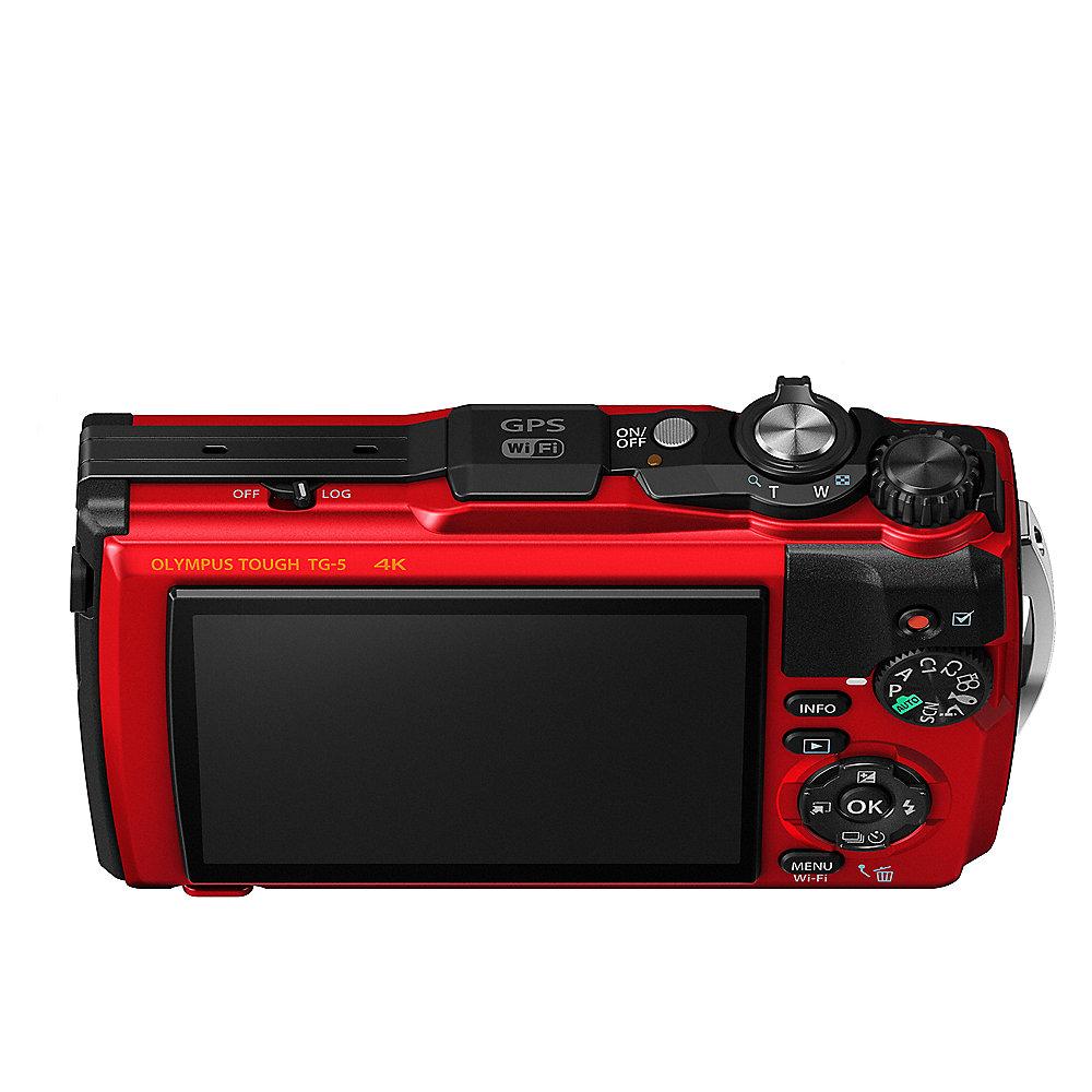 Olympus TOUGH TG-5 Unterwasserkamera rot