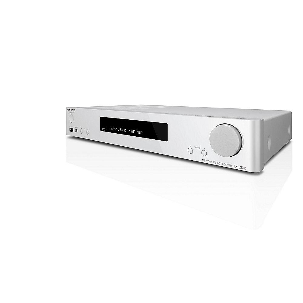 Onkyo TX-L20D 5.1 - Netzwerk-DAB-Receiver Bluetooth/Wi-Fi/AirPlay weiß