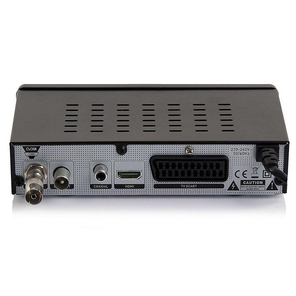 Opticum HD C200 Digital Kabelreceiver Full HD S-PDIF/Scart/USB/HDMI