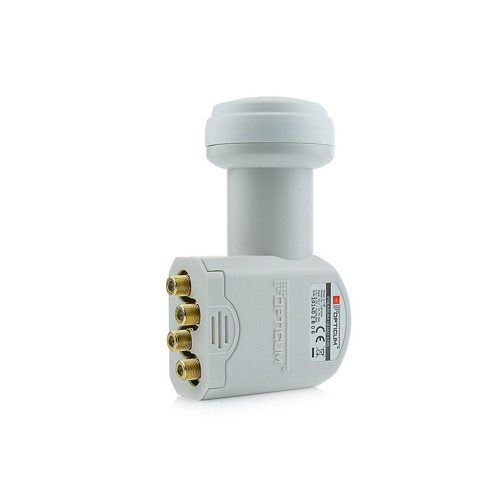 Opticum QA80 SAT   Quad-LNB Antenne Stahl, Farbe: Ziegelrot