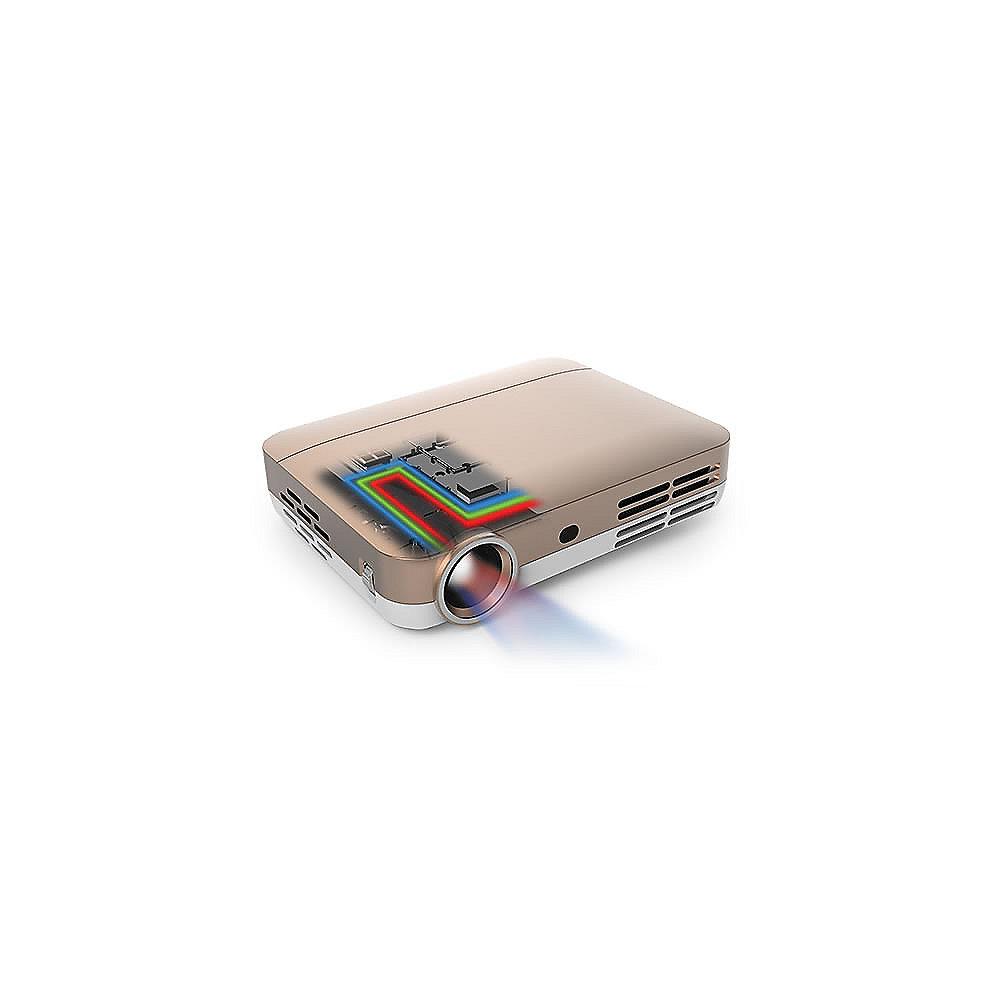 Optoma ML330 LED-Beamer WXGA 500Lumen 3D-Ready HDMI/MHL/USB/LAN LS grau