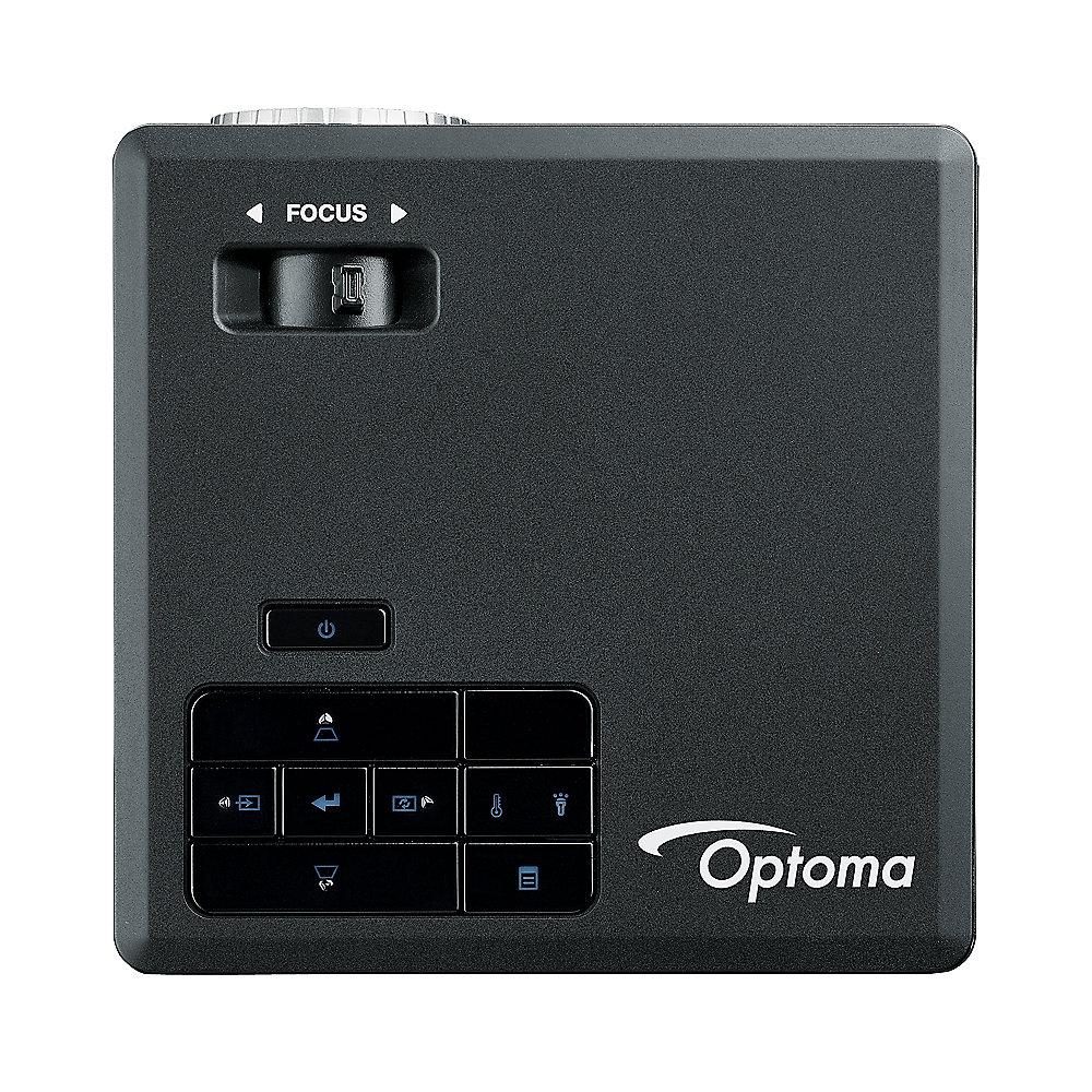 Optoma ML750e mobiler LED-Beamer 700 ANSI-Lumen 3D-Ready VGA/HDMI/USB/WLAN