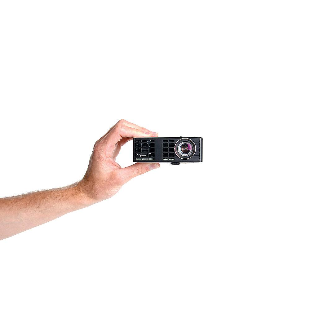 Optoma ML750e mobiler LED-Beamer 700 ANSI-Lumen 3D-Ready VGA/HDMI/USB/WLAN