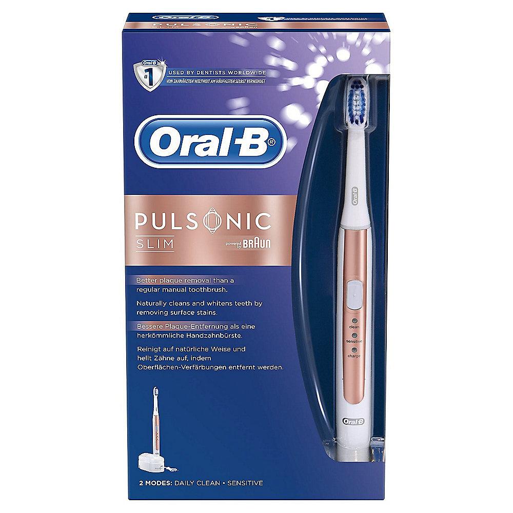 Oral-B Pulsonic Slim Schallzahnbürste weiß/rose gold