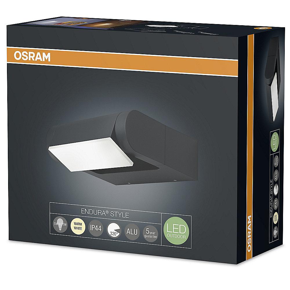 Osram Endura Style Spot LED-Außenwandleuchte grau
