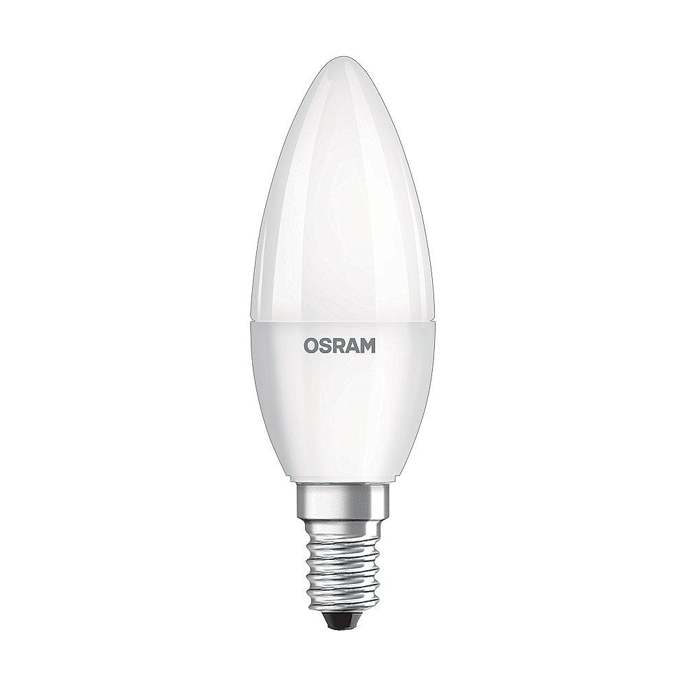 Osram LED Retro Classic B40 Kerze 5,7W (40W) matt E14 warmweiß 4er-Pack