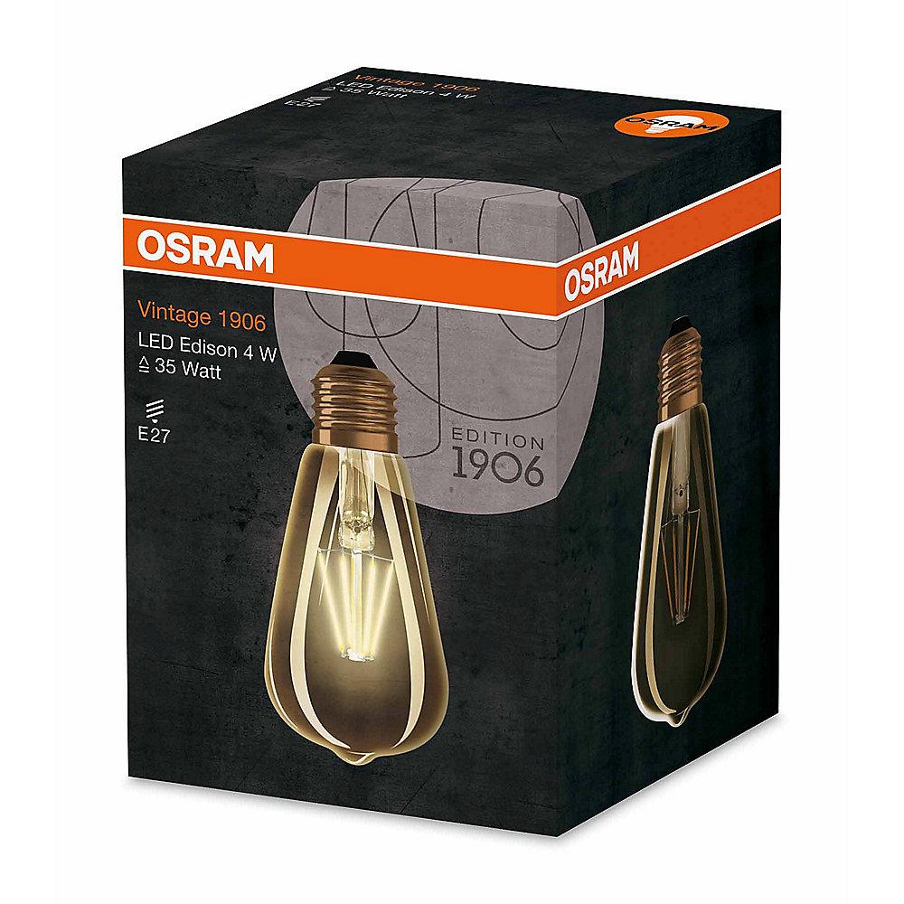 Osram LED Vintage 1906 ST64 Birne 4W (35W) E27 klar warmweiß