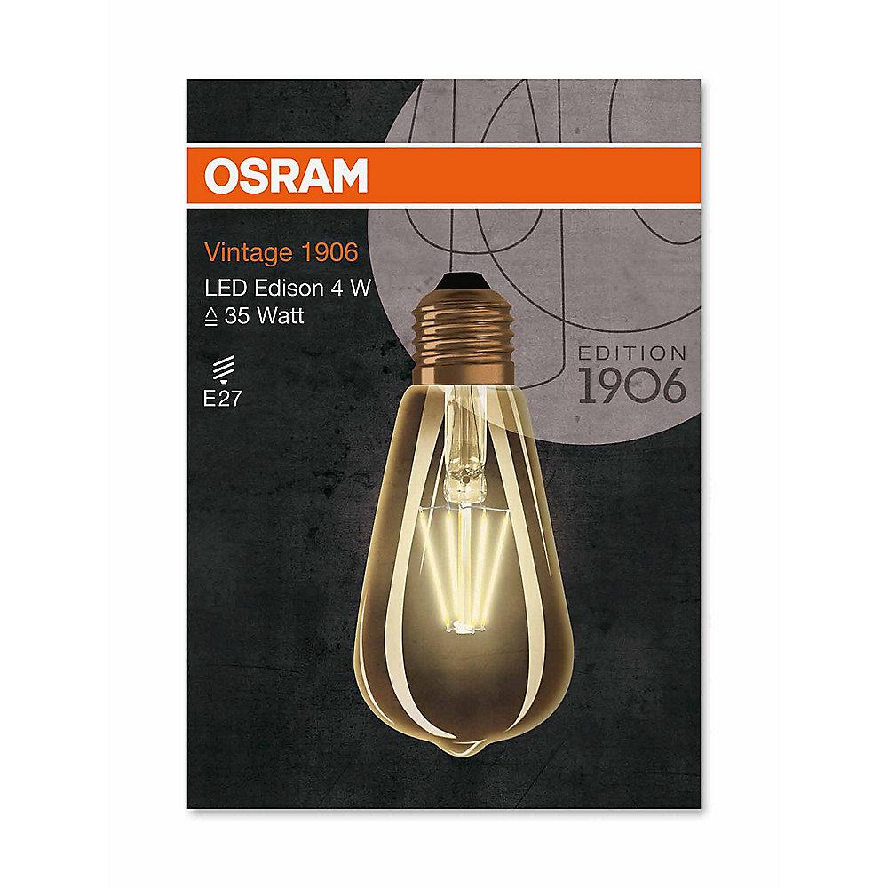 Osram LED Vintage 1906 ST64 Birne 4W (35W) E27 klar warmweiß