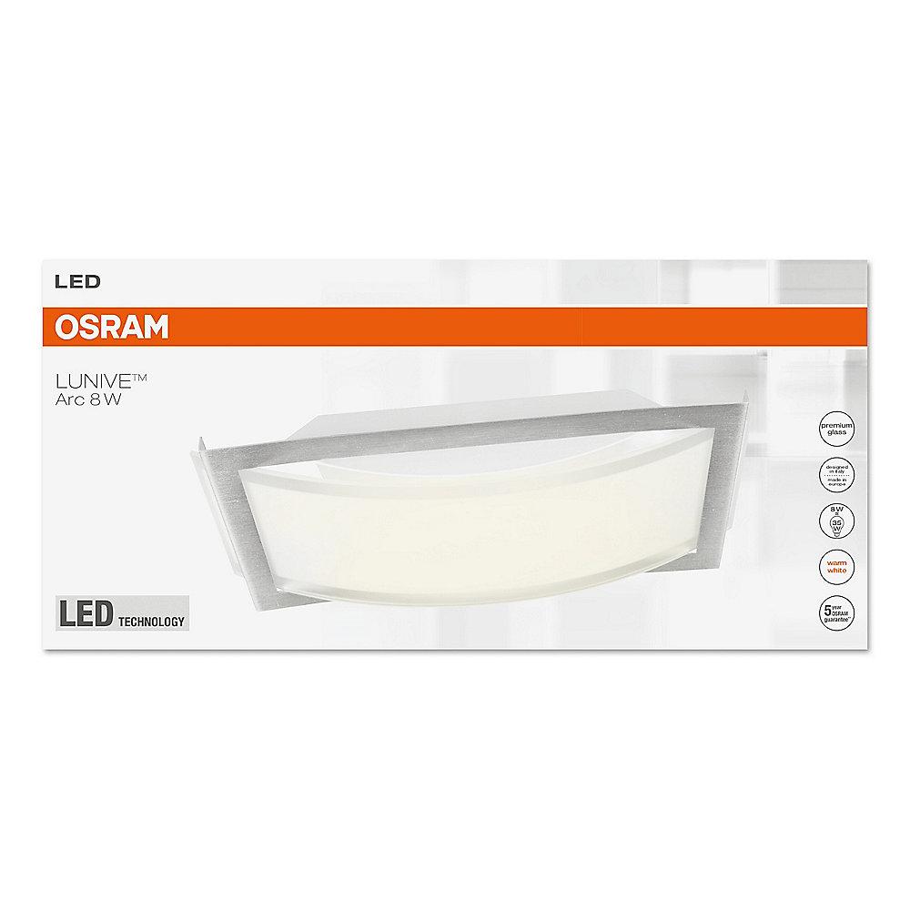 Osram Lunive Arc LED-Wand-/ Deckenleuchte 12 x 27 cm weiß