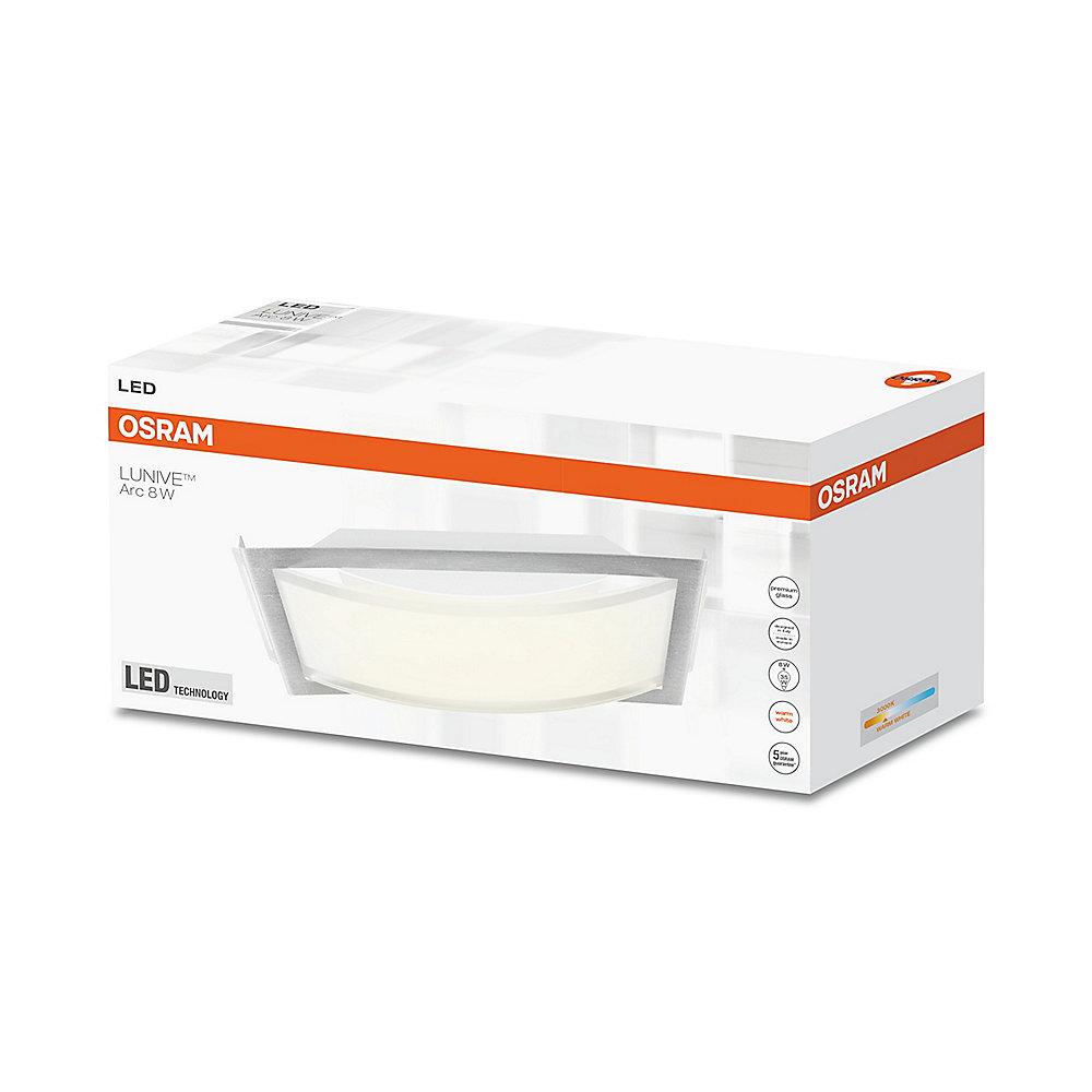 Osram Lunive Arc LED-Wand-/ Deckenleuchte 12 x 27 cm weiß