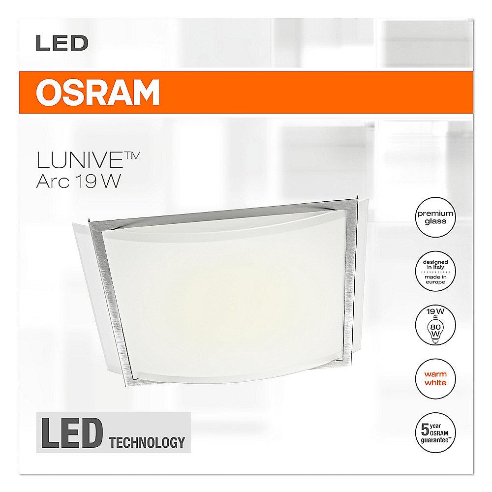 Osram Lunive Arc LED-Wand-/ Deckenleuchte 30 x 39 cm weiß