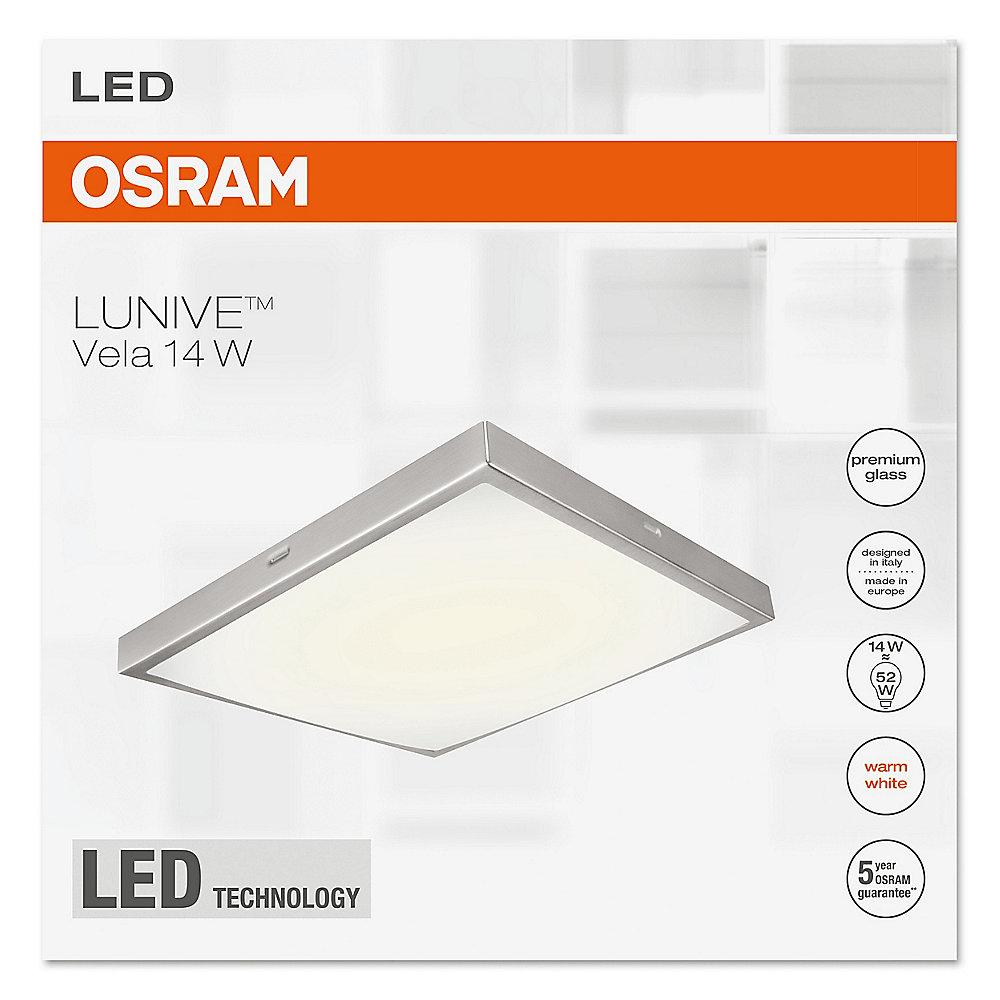 Osram Lunive Vela LED-Wand-/ Deckenleuchte 22 x 22 cm weiß