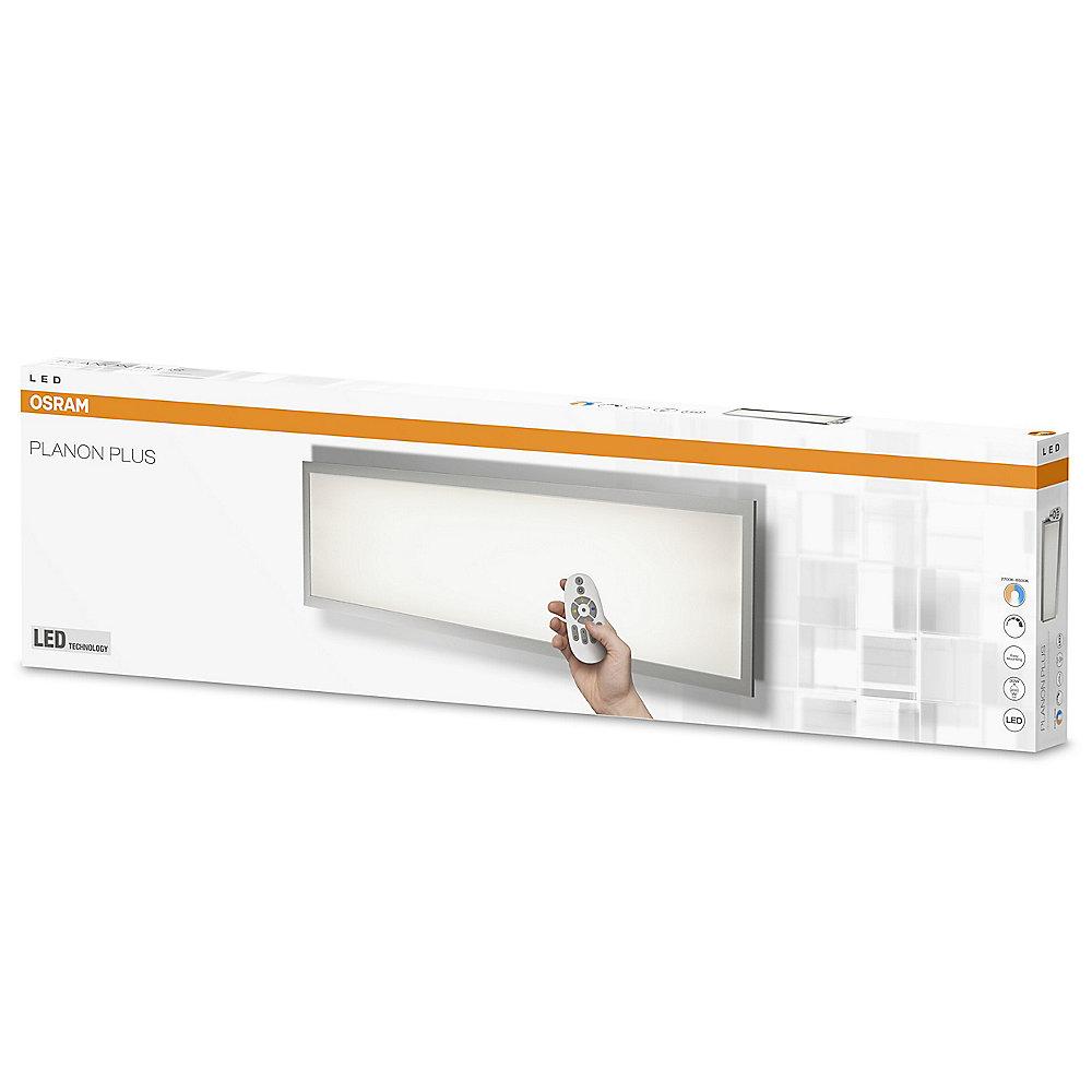 Osram Planon Plus LED-Deckenleuchte mit Fernbedienung 30 x 120 cm weiß