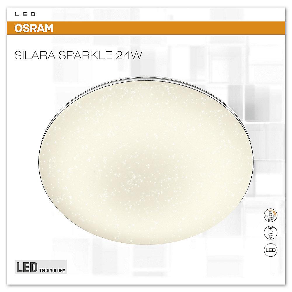 Osram Silara Sparkle Clickswitch LED-Deckenleuchte 45 cm weiß